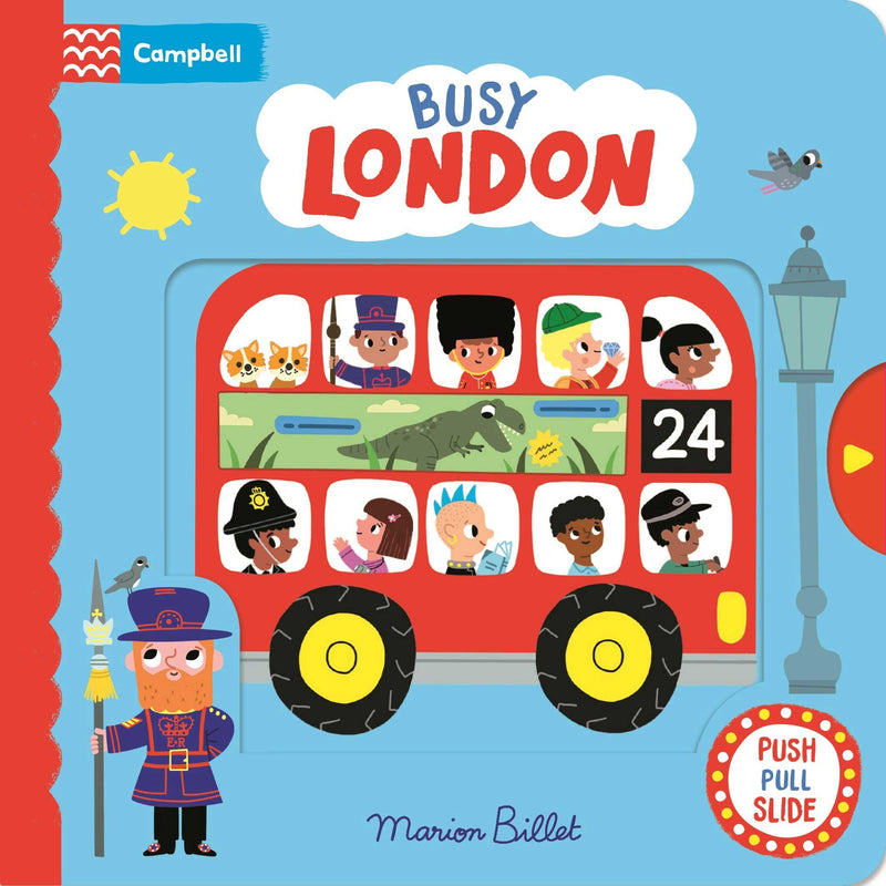 BUSY LONDON (PUSH PULL SLIDE) (BOARD)