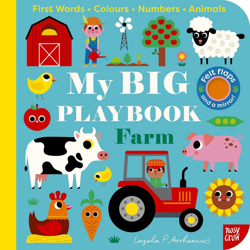 MY BIG PLAYBOOK: FARM (FELT FLAPS) (BOARD)