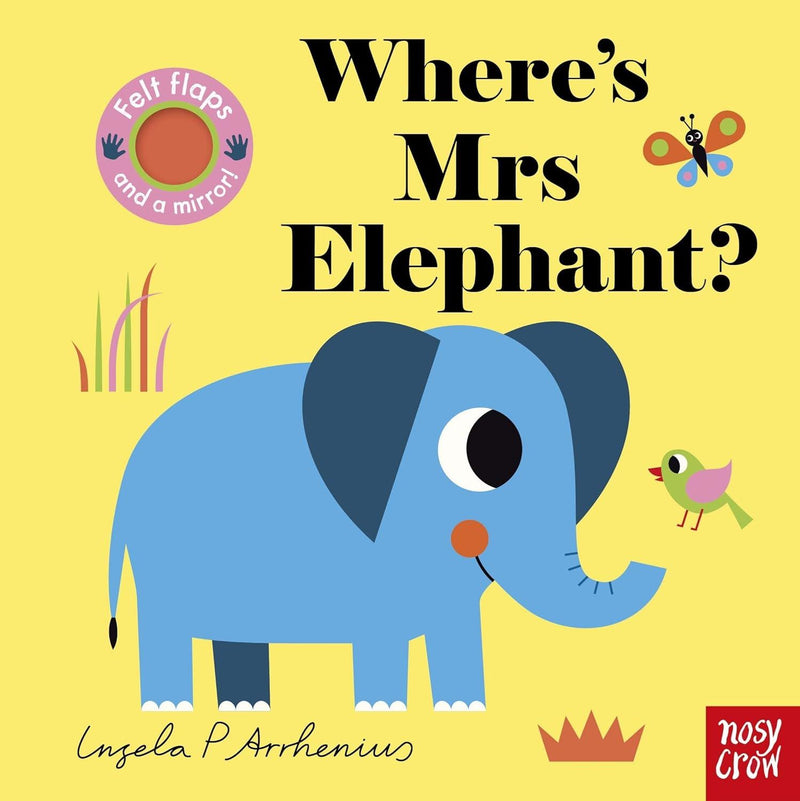 Where's Mrs Elephant (Felt Flaps) (BOARD)