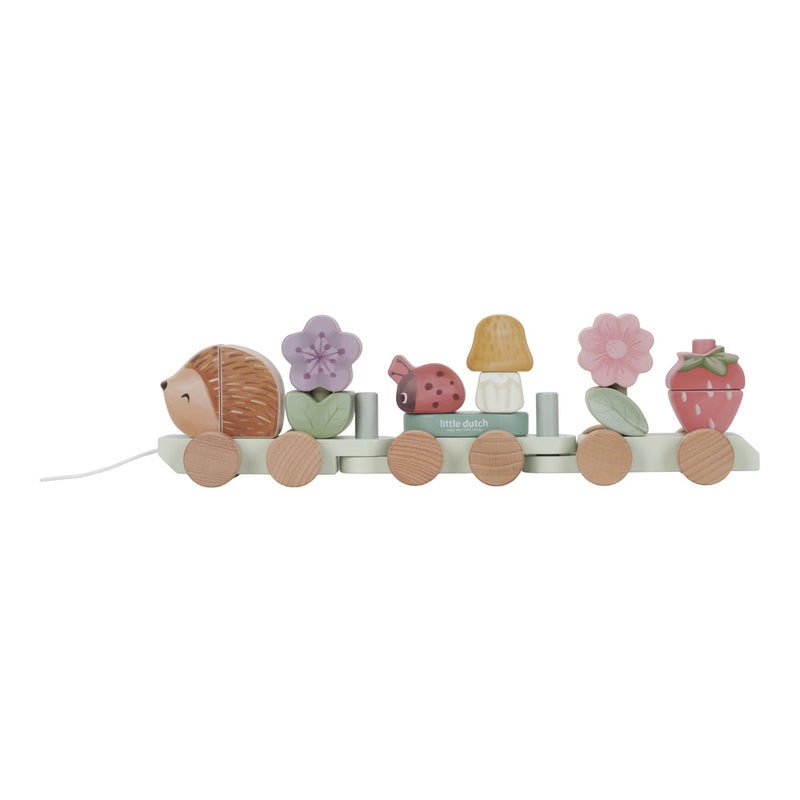 Stacking Train Hedgehog- Fairy Garden