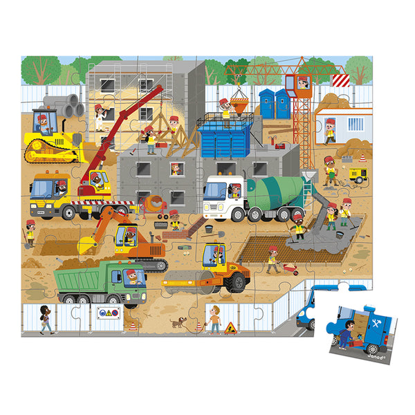 Construction Site Puzzle (36 Pieces)