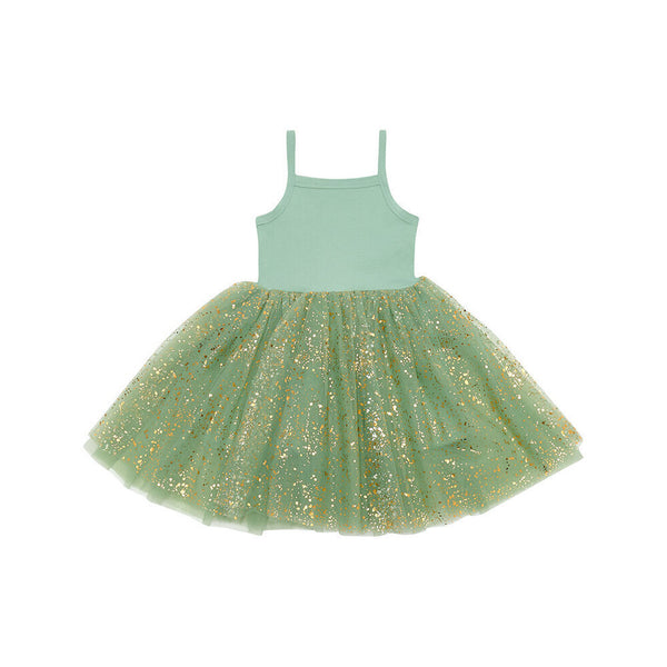 GREEN SPARKLE DRESS