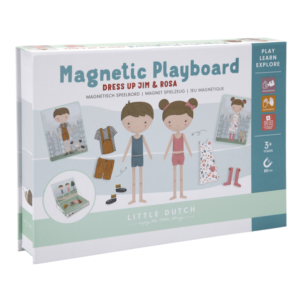 Magnetic Playboard - Jim & Rosa Dress Up