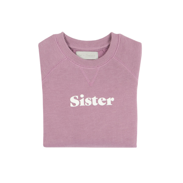 Violet 'SISTER' SWEATSHIRT