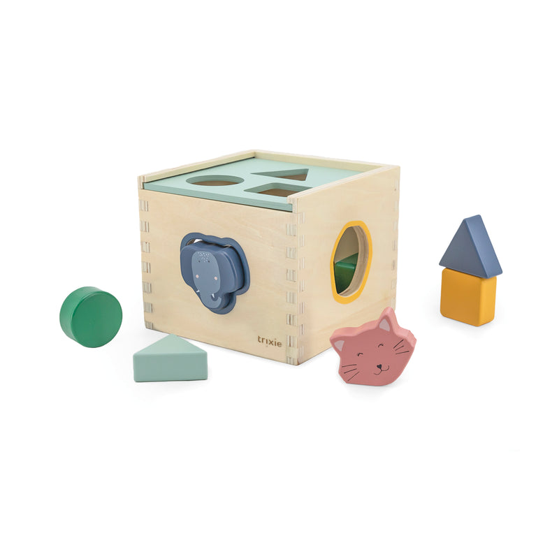 Wooden shape sorter