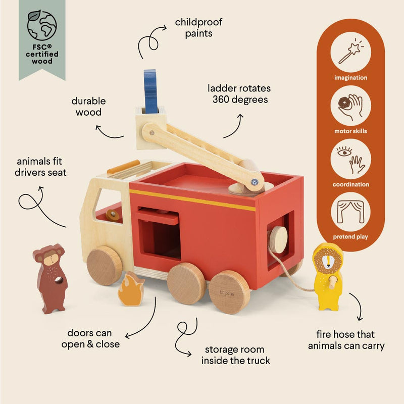 Wooden fire engine