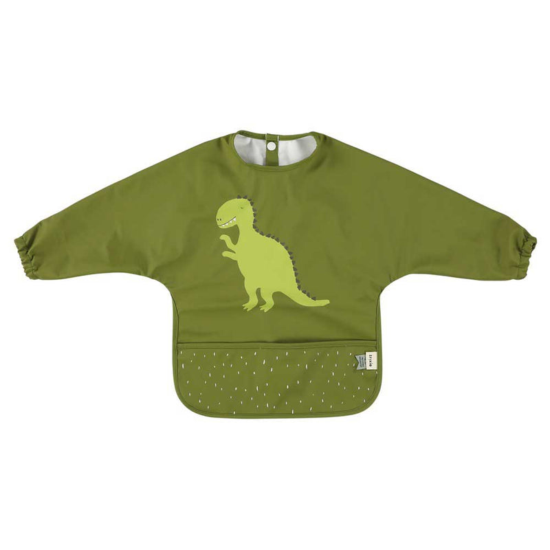 Waterproof long sleeve bib - Mr. Dino