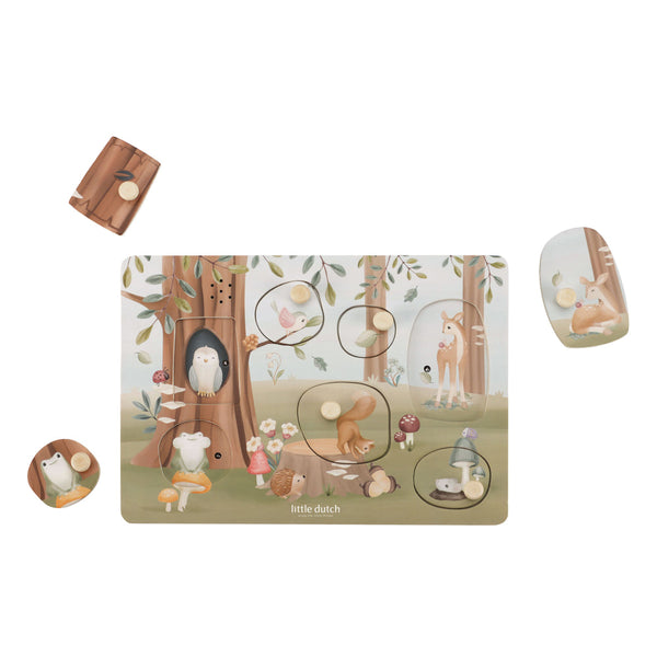 Wooden Sound Puzzle Forest Friends