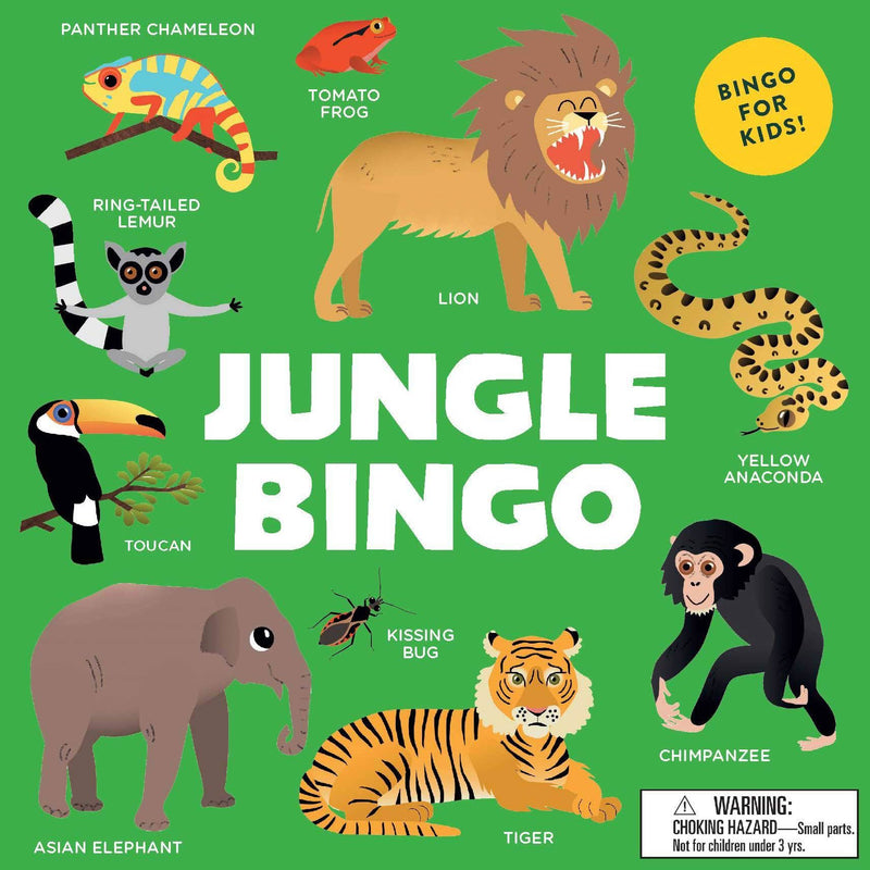 JUNGLE BINGO FOR KIDS